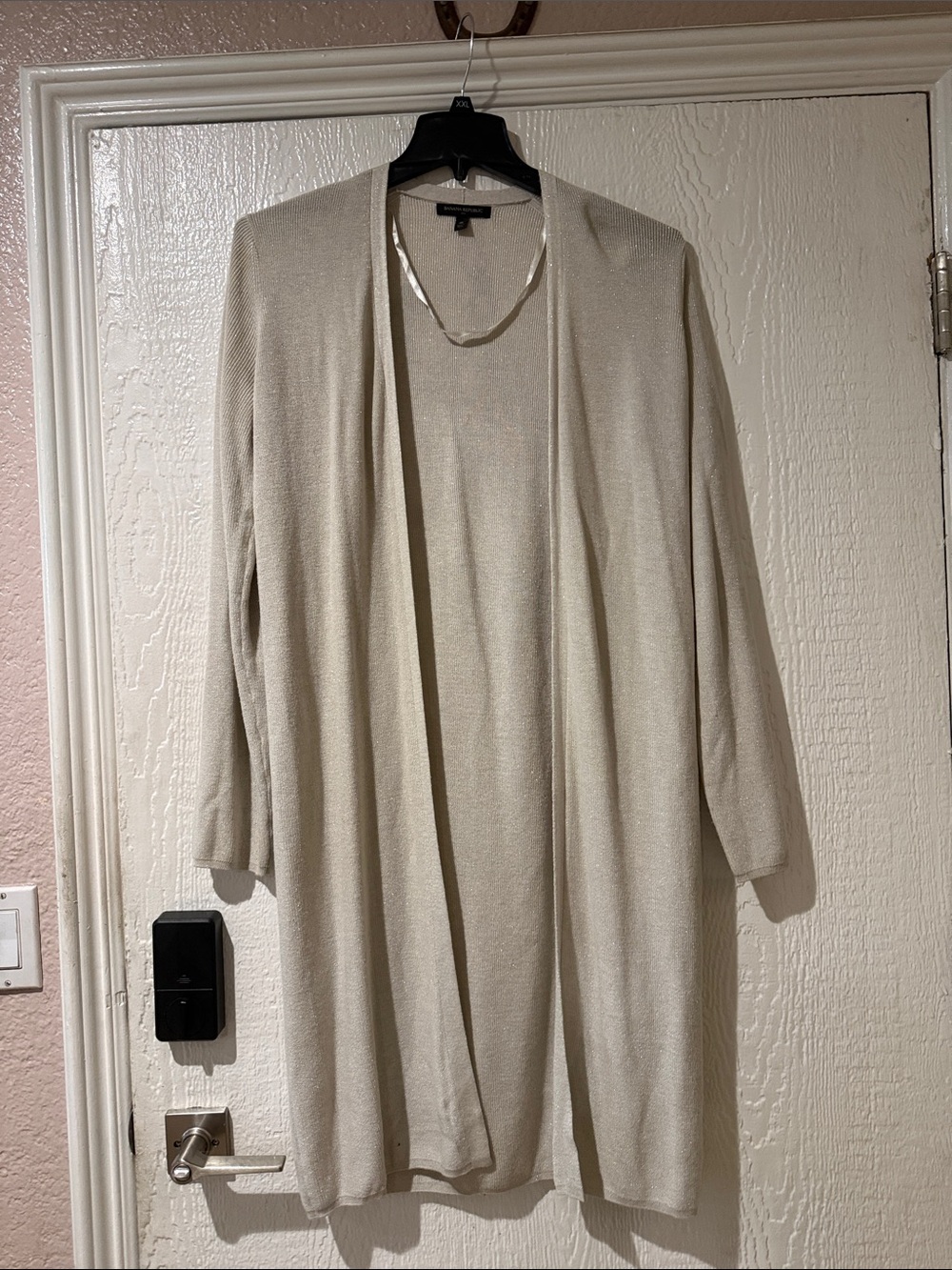 Banana Republic Cream Open-Front Women's Cardigan